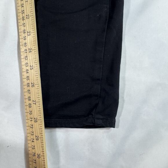 Paige Jeans Women’s Verdugo Ultra Skinny 27 Black Shadow Rayon Blend Stretch - Picture 3 of 8